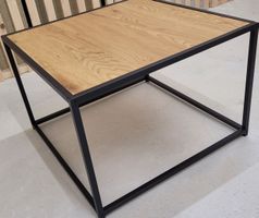 Couchtisch mit Holzoptik schwarz - gebraucht