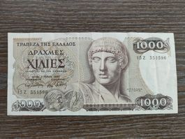Griechenland 1'000 Drachmen 1987 !!!!!