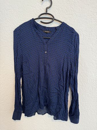 MORE&MORE Bluse Shirt blau Gr. 36 / S