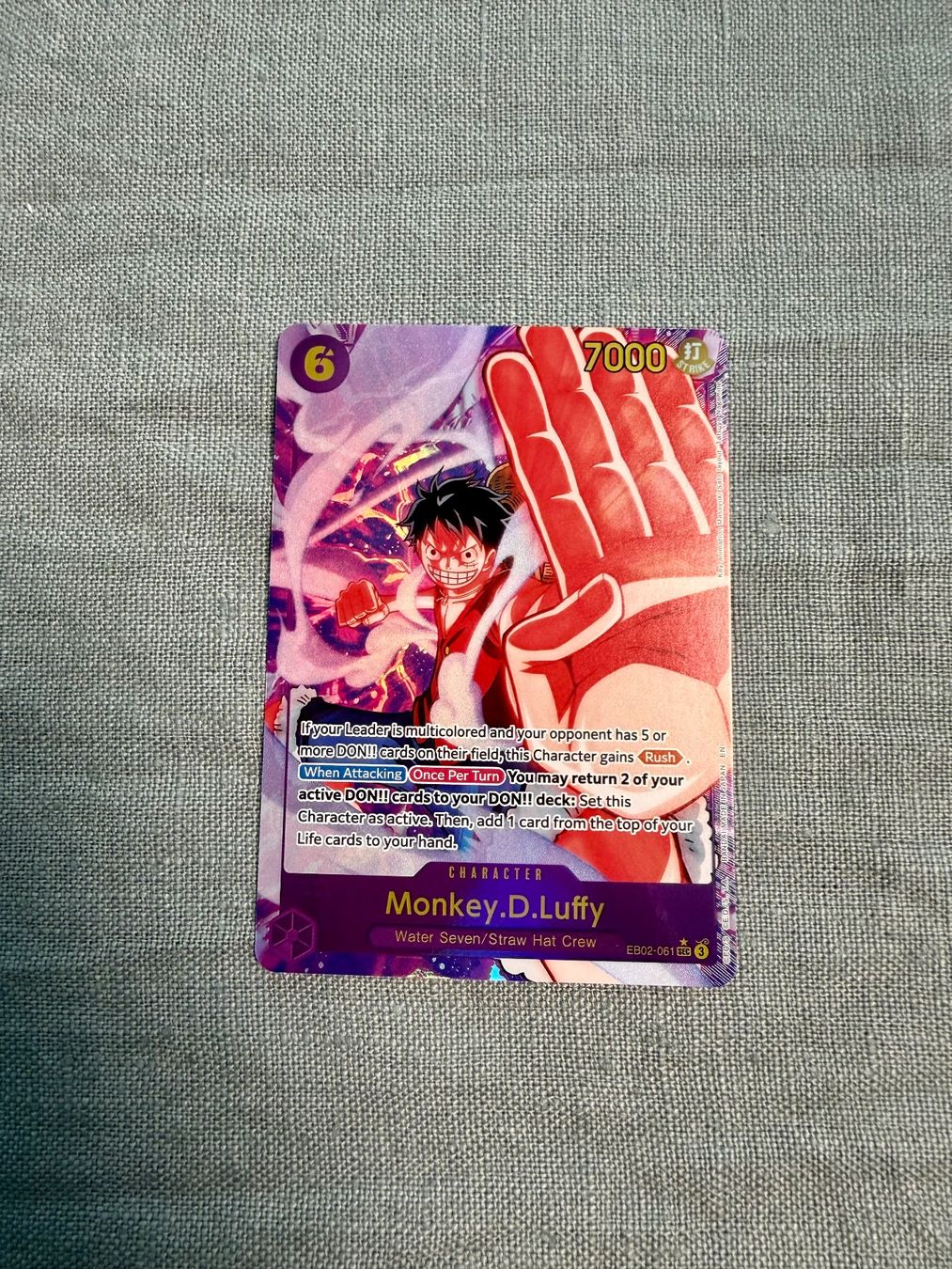 Bandai Carte collezionabili: One piece monkey d. Luffy eb02-061 – Usato da Dübendorf venduto da Imtsch