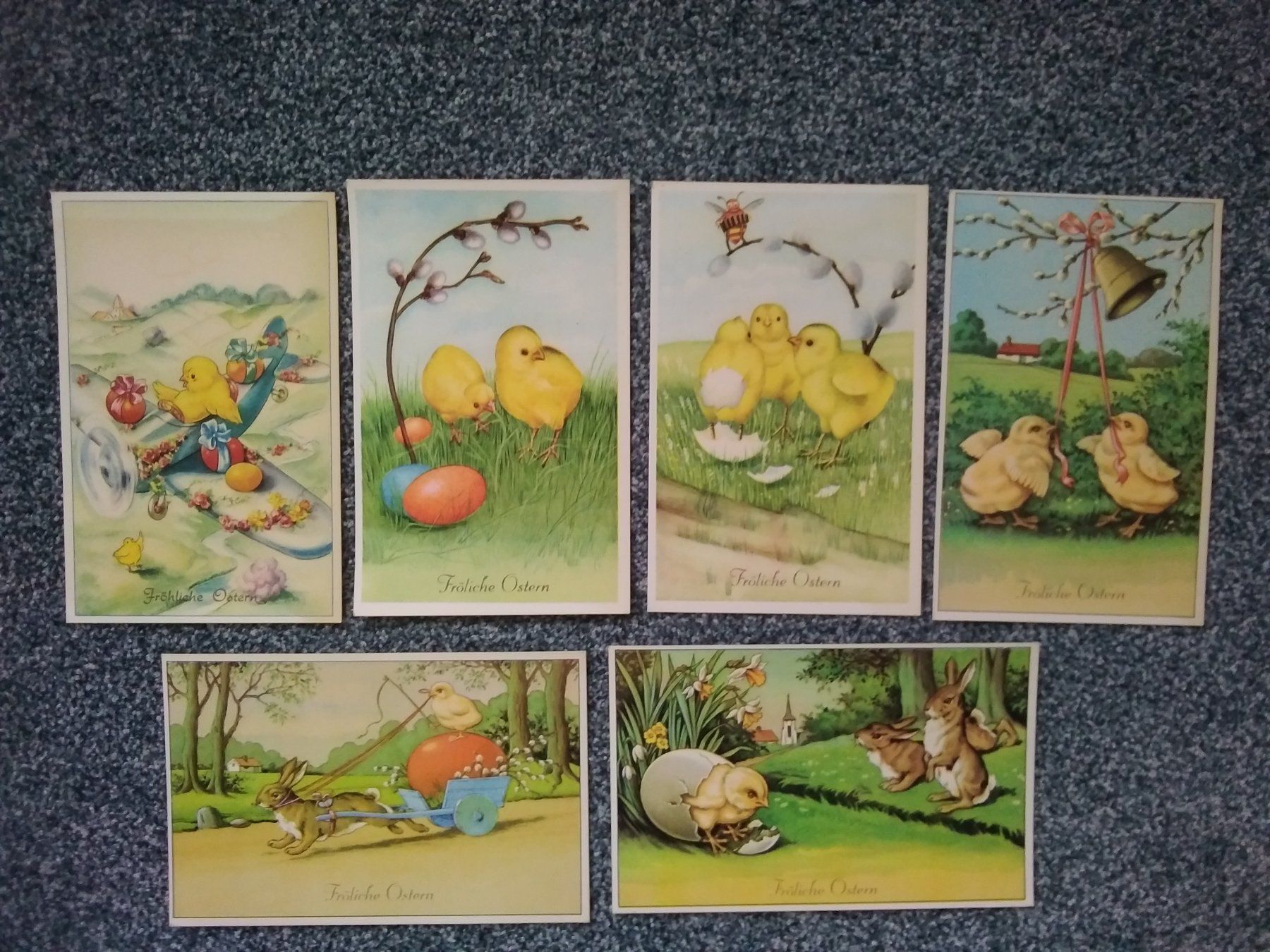 Cartoline postali: Ostern Postkarten - 6 Stück – Usato da Appenzell venduto da lama19