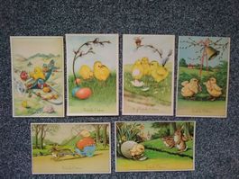 Ostern Postkarten - 6 Stück