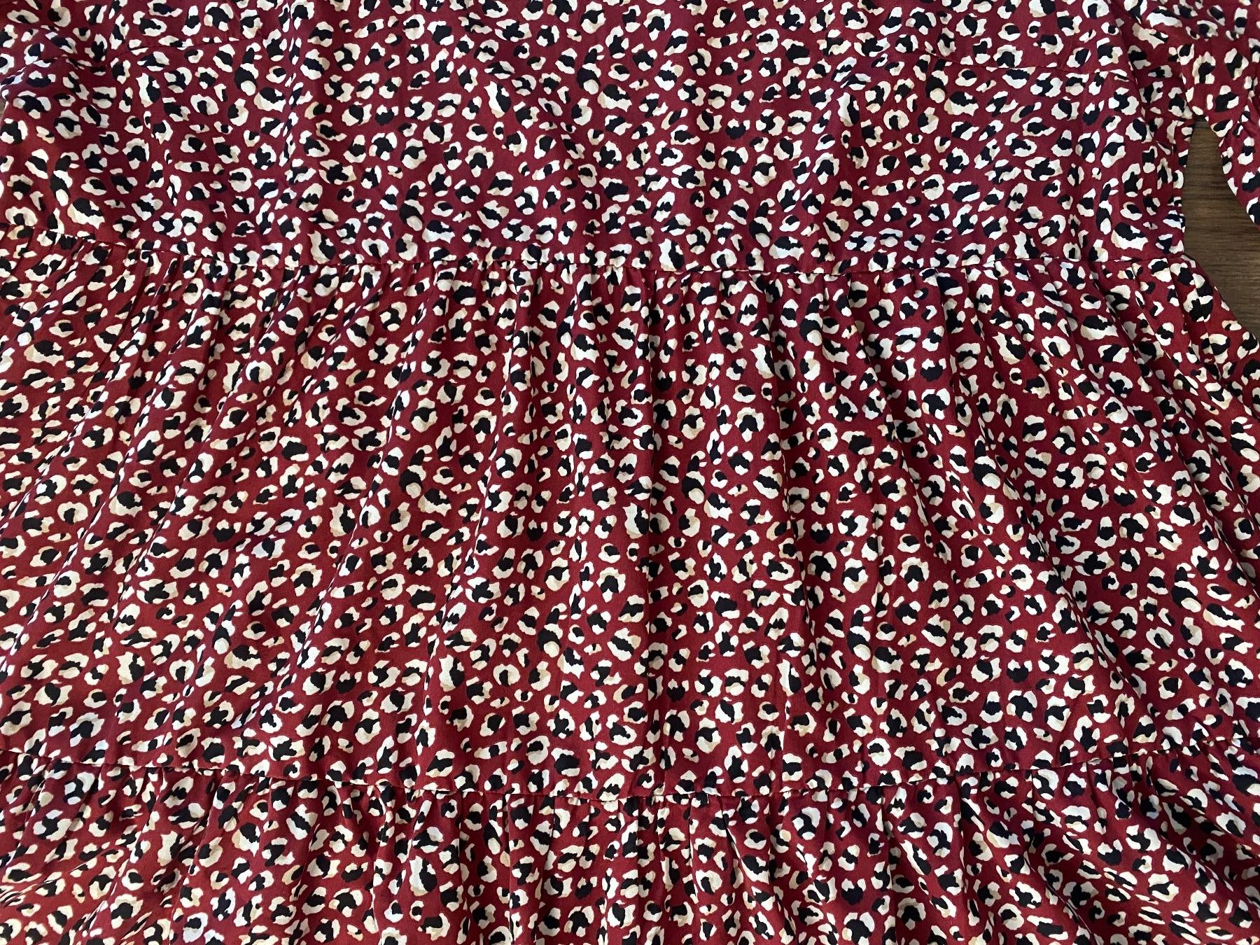 Shein Kleider: Kleid mit Muster bordeaux Gr. 4XL / Gr. 52 – Gebraucht aus Pratteln von a23_j2gs 9