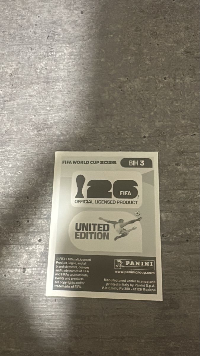 Panini Carte collezionabili: BIH 3 , FIFA WORLD CUP 2026 PANINI  – Nuovo (secondo la descrizione) da Frauenfeld venduto da 1PegPeg1 1