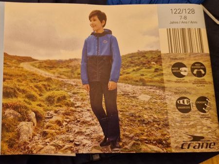 !!! NEU !!! Regenanzug / Regenjacke & Regenhose 122 / 128