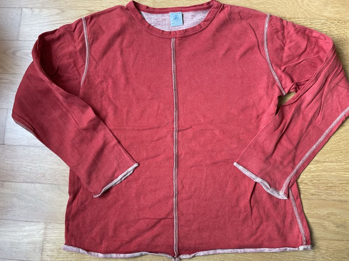 Petit Bateau Maglioni & Felpe: Petit Bateau Langarmshirt rot 138 – Usato da Bern venduto da brup