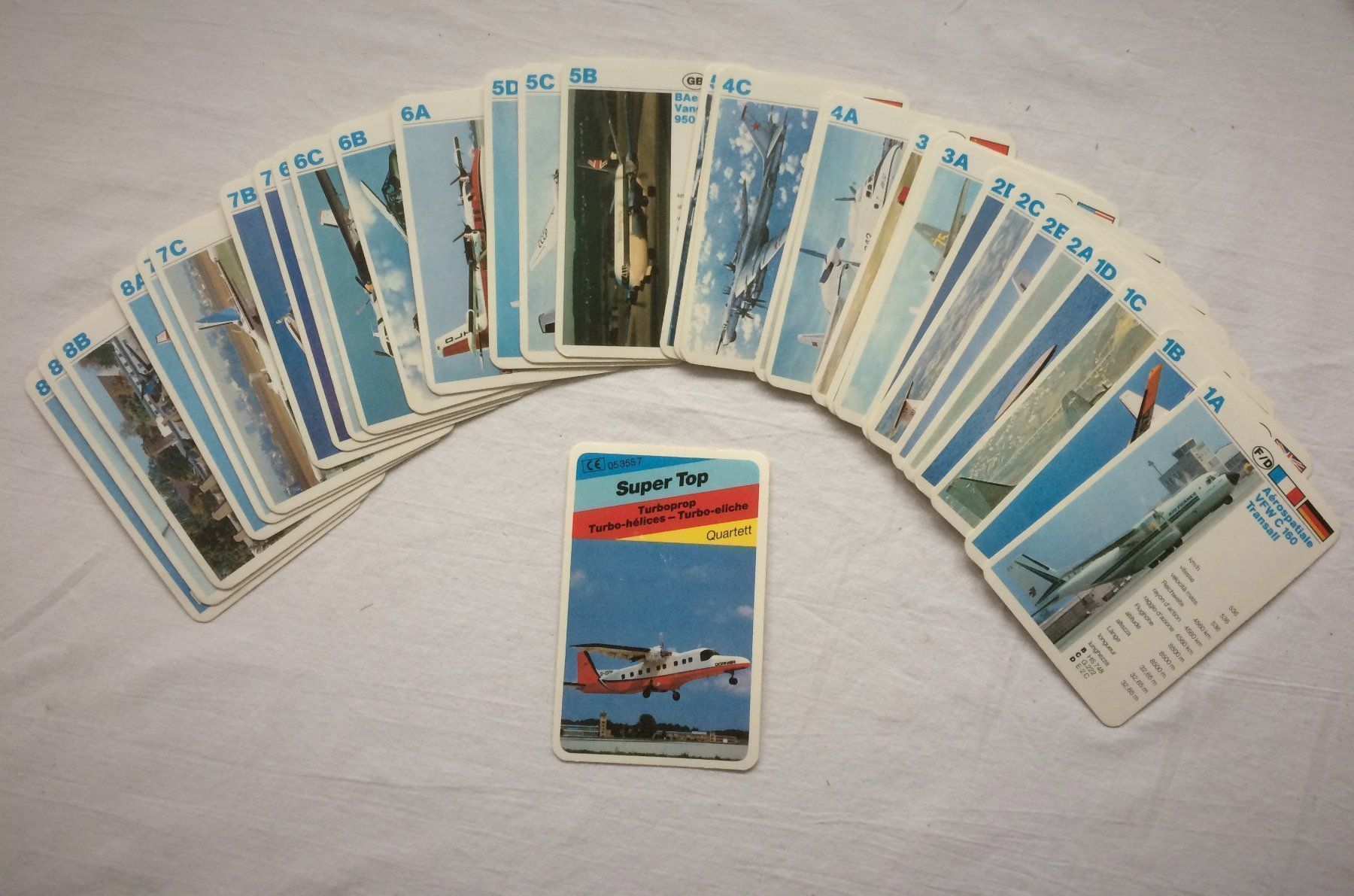 Jeux: Quartett - TURBOPROP - Super Top – D'occasion à Schaffhausen par durruti 1