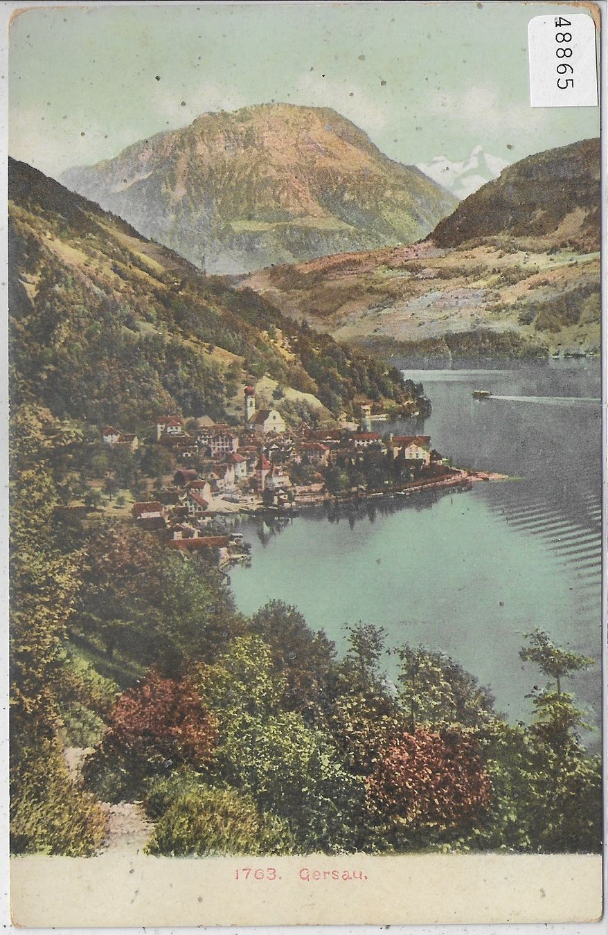 Cartoline postali: Gersau - Generalansicht – Usato da Ettingen venduto da Kartenplanet