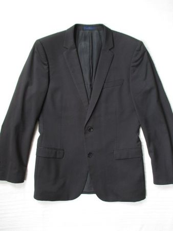 Fursac - schwarzer Blazer Gr. 48 Lanificio F.lli Cerruti 130