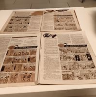 lot de 4 magazines planches on a marché sur lune Hergé 1952