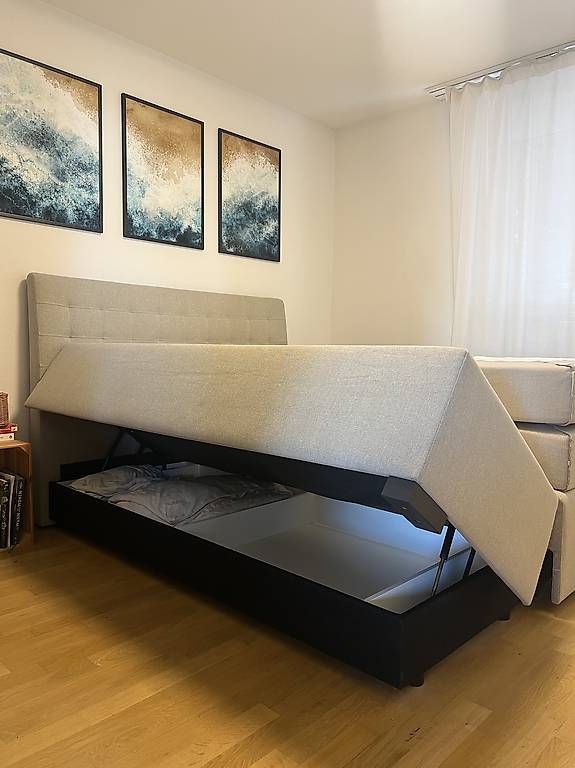 Letti: Boxspringbett mit Bettkästen – Usato da Luzern venduto da mai_98ws 3