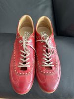 La Martina Lote 75, Lederschuhe, rot 