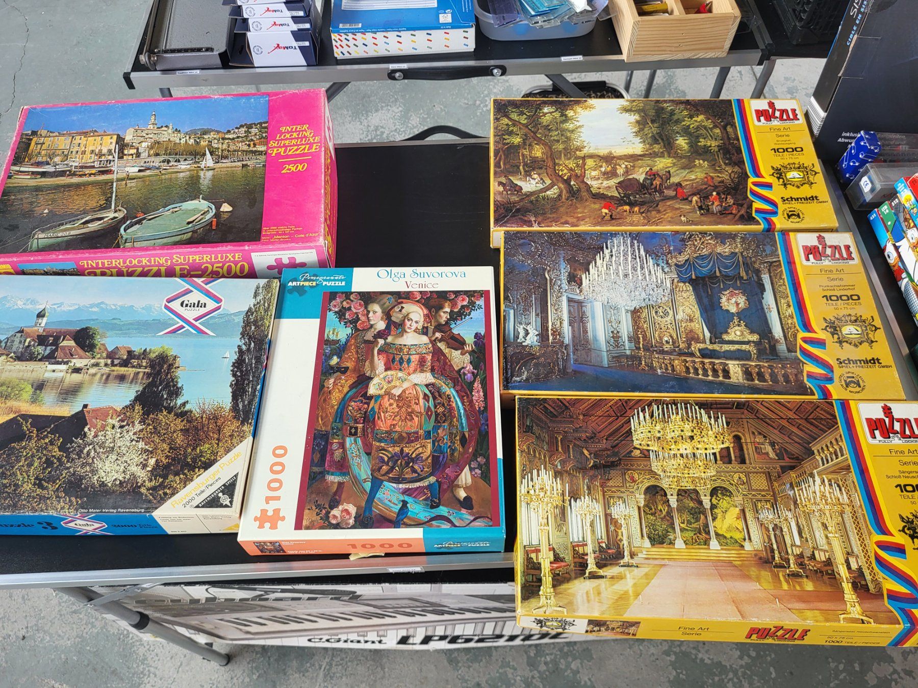 Puzzles: 6x Puzzel anspruchsvoll – Gebraucht aus Diessenhofen von Osio