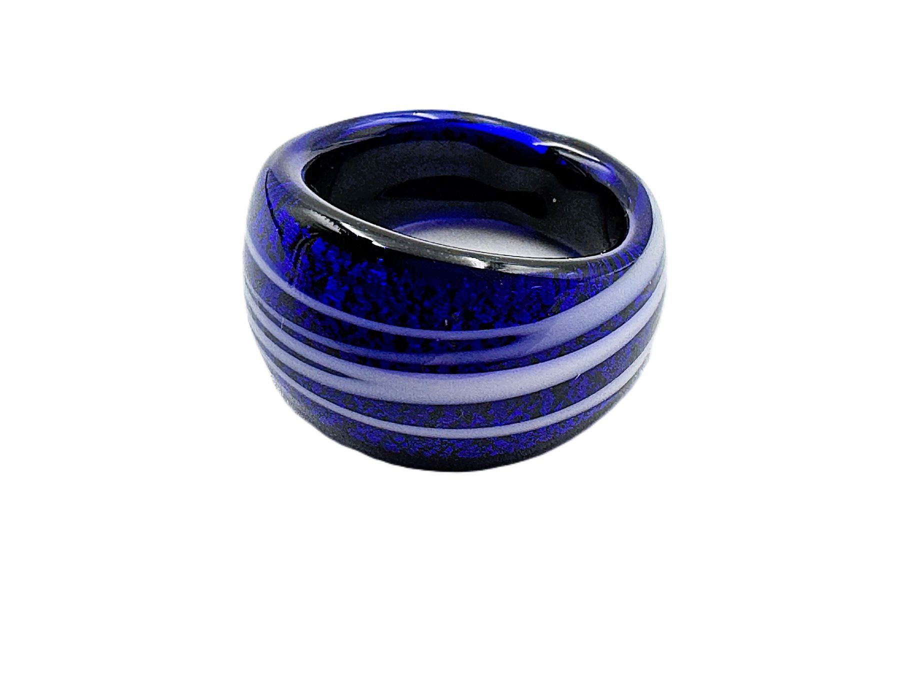Murano Anelli: Ring Murano Glas G 51 Breite 13mm – Nuovo e nell'imballaggio originale da Oberkulm venduto da Murano-Schmuck 1
