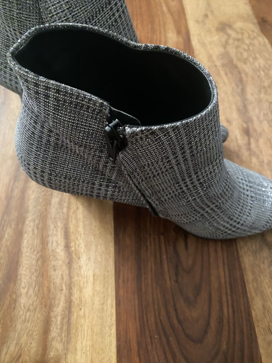 Paul Green Scarpe da donna: Paul Green Stiefelte Silber/ schwarz – Usato da Wädenswil venduto da bwu_npv9 2