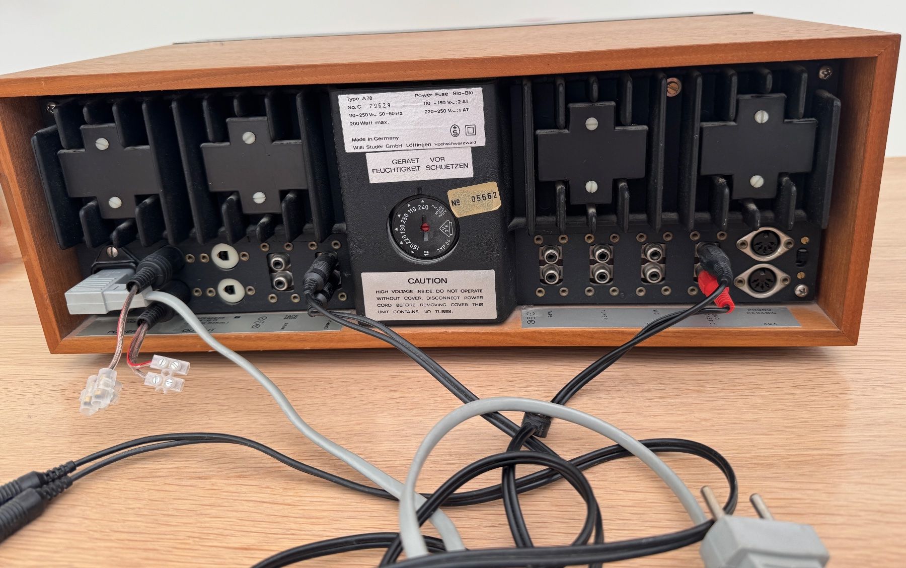 Revox Amplificatori: Revox Verstärker  A78 MKII – Usato da Rüschlikon venduto da yakcom 4