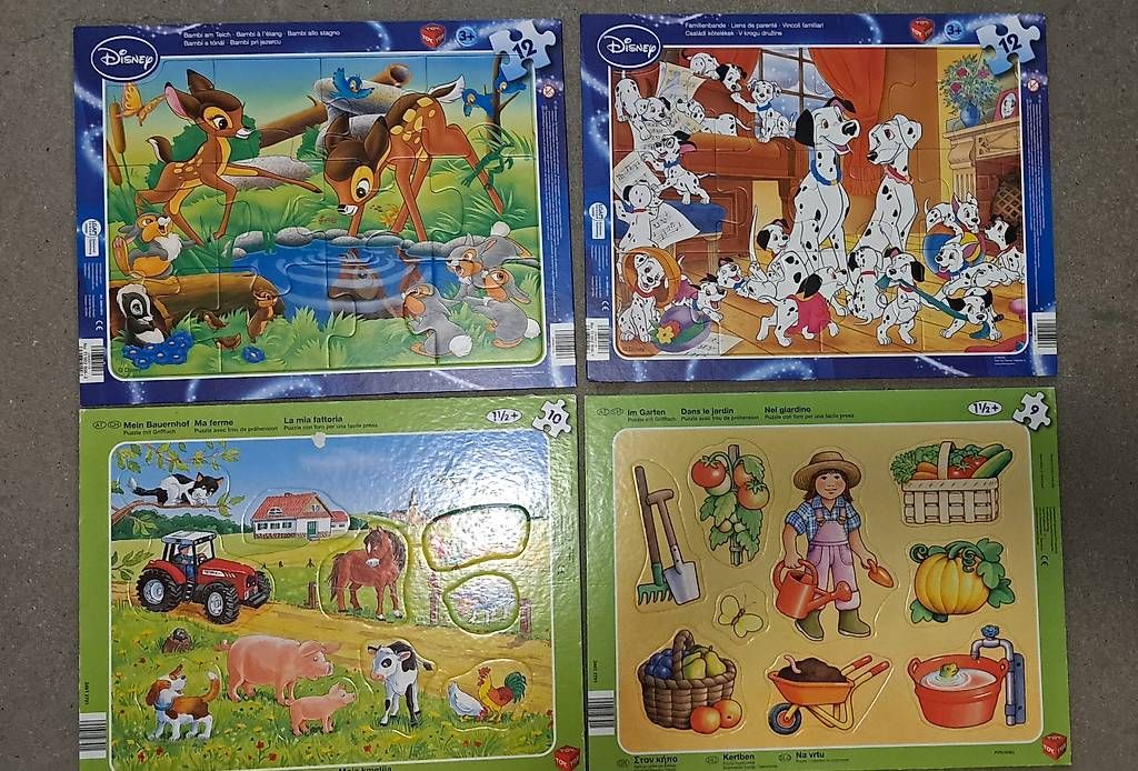 Puzzle: 4 Puzzles, Fr. 3.00/Stk. Oder Fr. 10.00 alle zusammen – Usato da Oetwil a.d. Limmat venduto da Stupsi1234