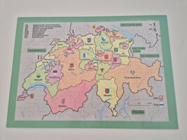 Lern-Puzzle Schweiz Kantone Neu