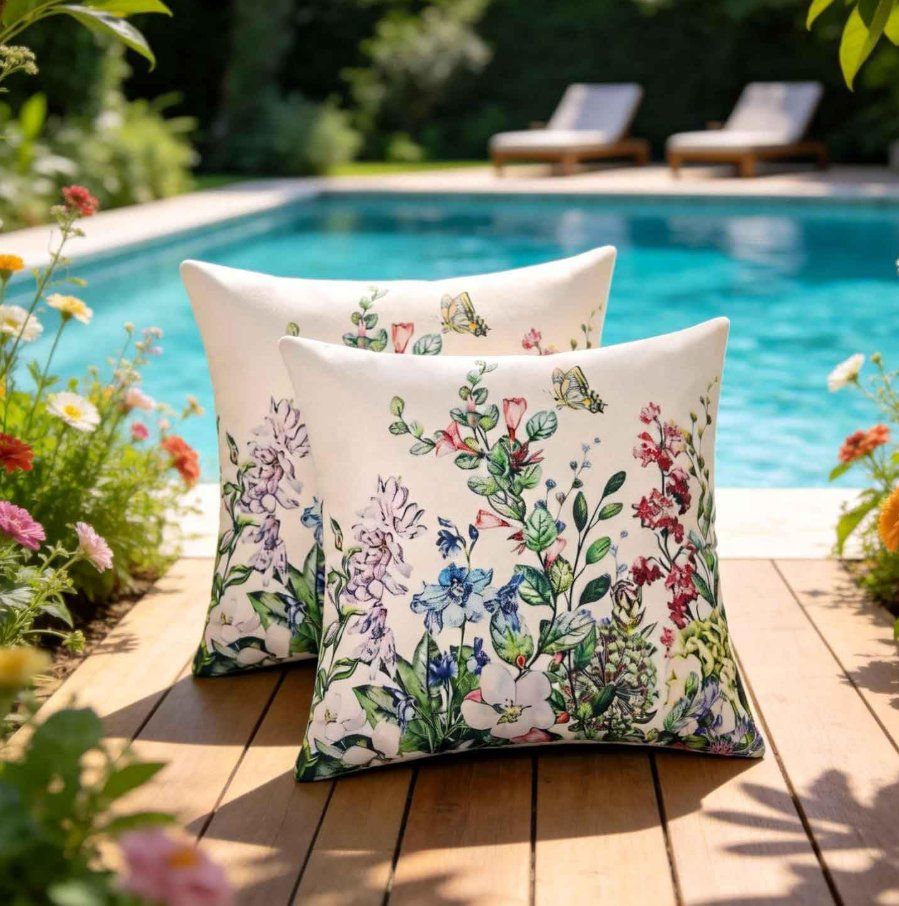 Coussins: Kissenhüllen Outdoor 2er-Set 40x40cm – Neuf avec emballage d'origine à Adlikon b.Regensdorf par MK-VORHANGSERVICE 3