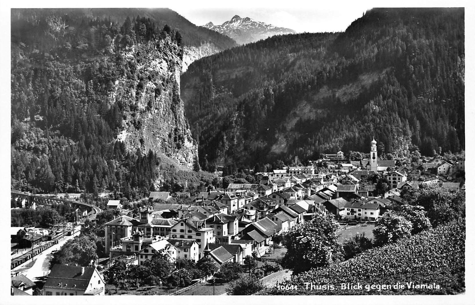 Cartoline postali: Thusis, Viamala – Usato da Ottikon b.Kemptth. venduto da Neptun1974