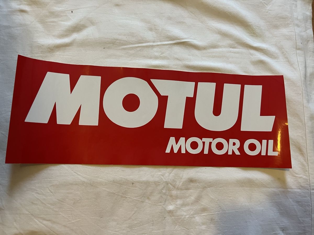 Motul Autocollants: Motul Sticker Rot Gross Vintage  – Neuf (Voir description) à bretzwil par nightflasher 1