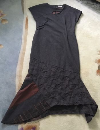 SUBLIME robe de créateur IMPRÉVU, t. 36, silhouette de rêve