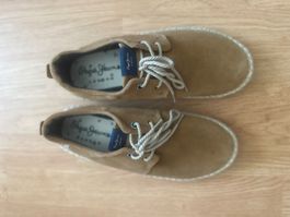 Pepe Jeans Espadrilles beige Wildleder Gr. 41