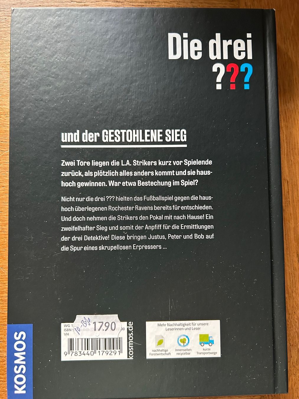Libri: Die drei ??? und der gestohlene Sieg -Top Zustand! – Usato da Arth venduto da Vrecam51 1