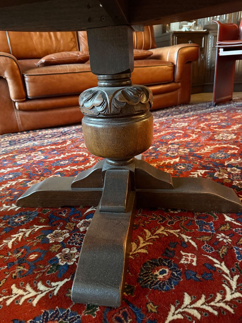 Tische: Couchtisch Eiche Rund Ø94 cm Vintage – Gebraucht aus Itingen von uhu777 5