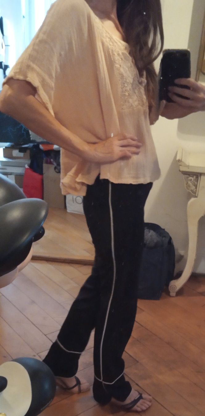 Pantaloni: Y2K Designer Hose mit Reissverschluss Dr Astic M Techno – Usato da St. Gallen venduto da Hereplaysmusic 7