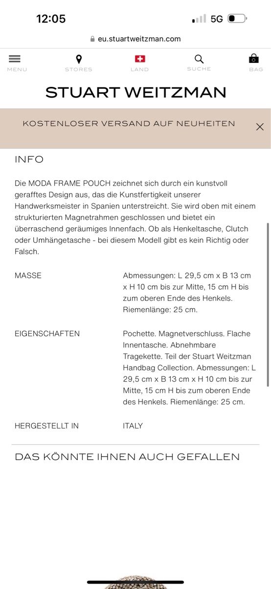 Stuart Weitzman Borse da donna: Stuart WEITZMAN The frame bag – Nuovo (secondo la descrizione) da Laupen BE venduto da Smythe 6