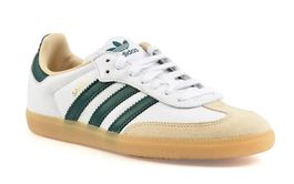 adidas - Samba OG - Cloud White/Collegiate Green/Grey Two