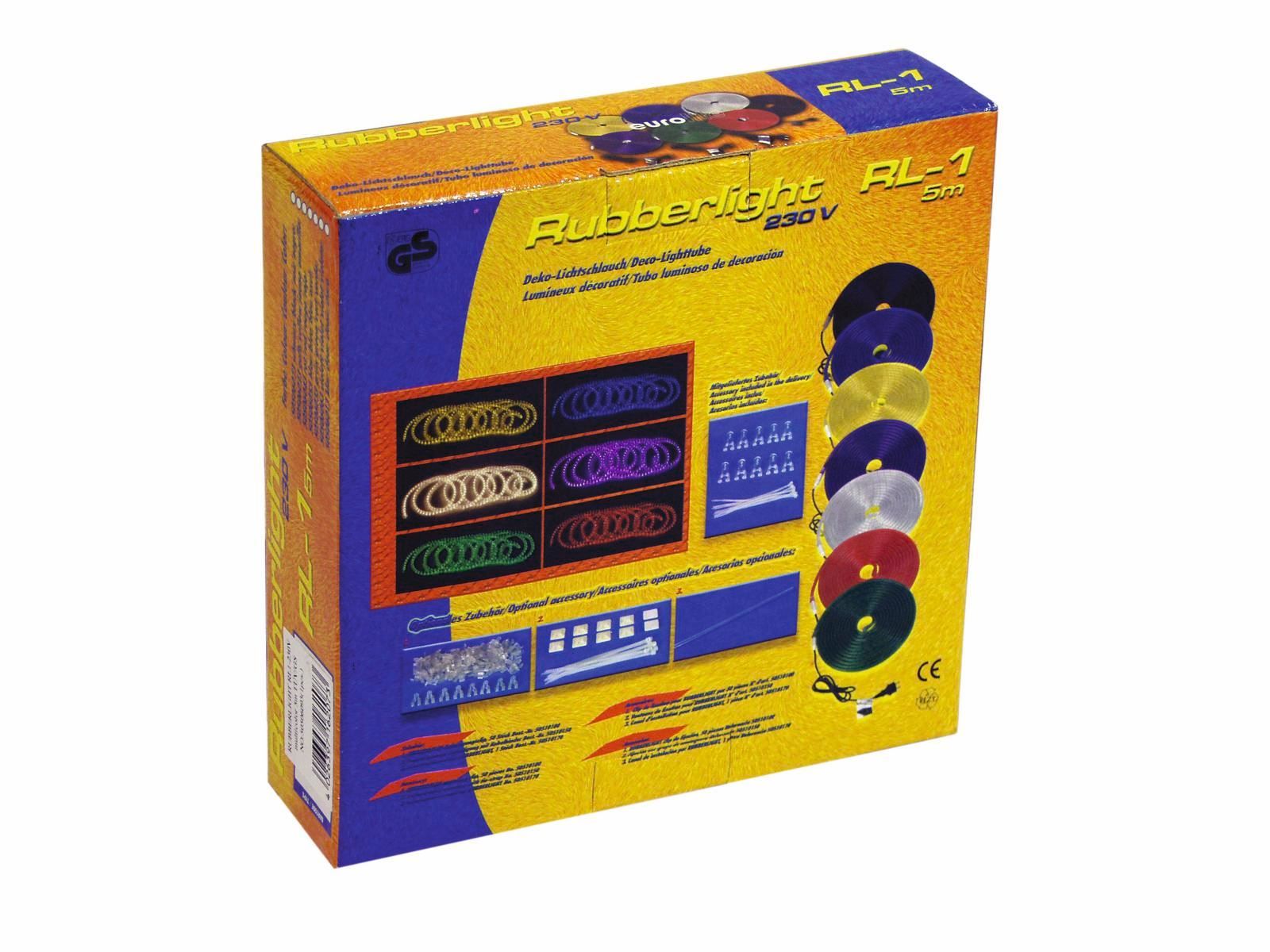 Lichterketten & Leisten: EUROLITE RUBBERLIGHT RL1-230V multicolor 5m – Neu und originalverpackt aus Däniken SO von Profog1 4