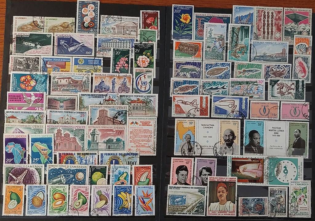 Tutti i francobolli: Cameroun 440 timbres oblitérés – Usato da Saillon venduto da picav 1