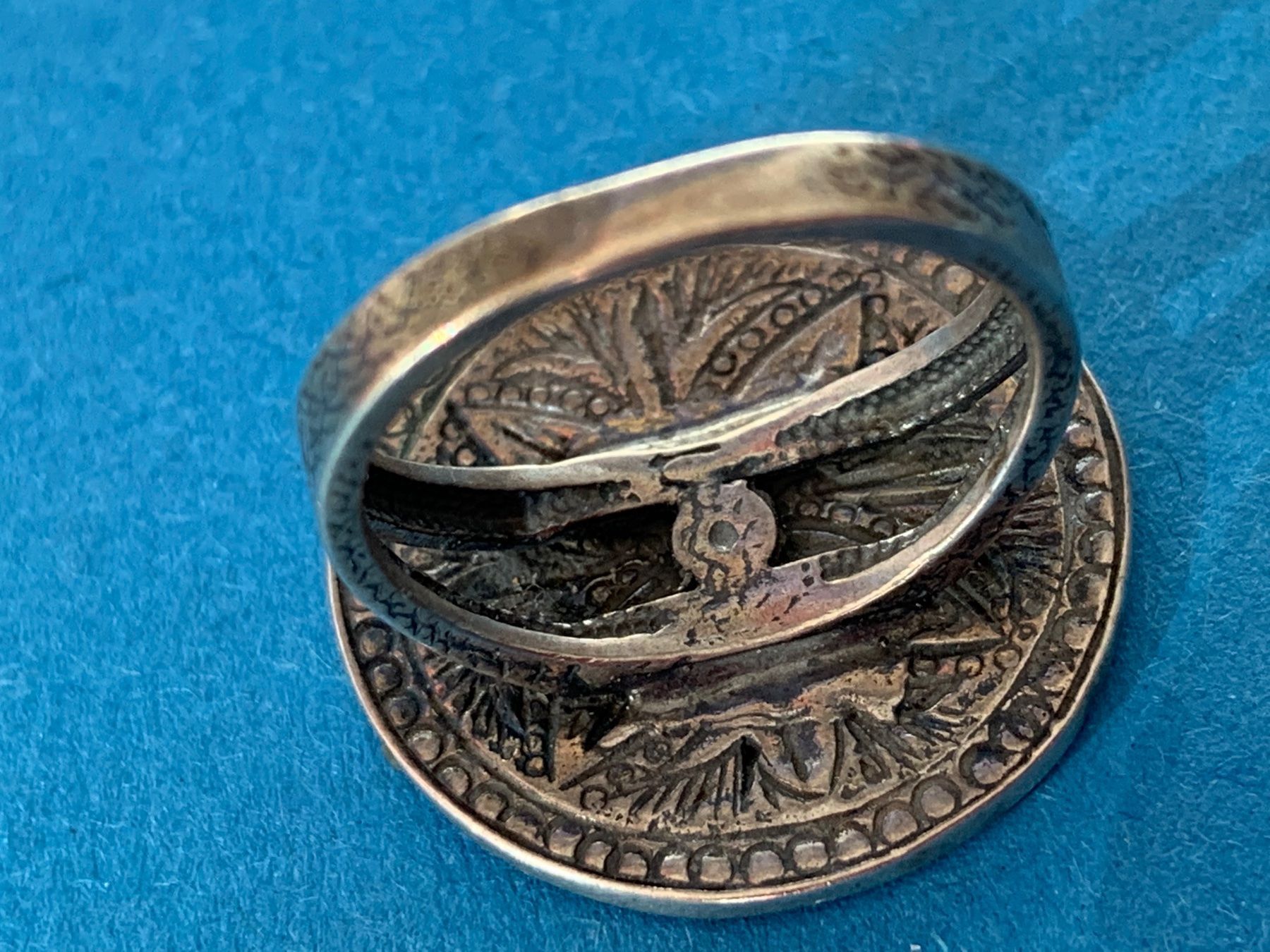 Ringe: Silberring GREEK Medaillon (56) – Gebraucht aus Dittingen von Bellevista 8