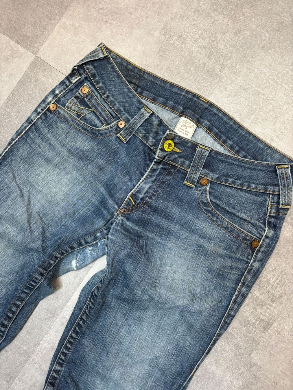 True Religion Jeans: True Religion Bootcut Flared Jeans - Grösse M/30 – Usato da Werdenberg venduto da hase.vintage 3