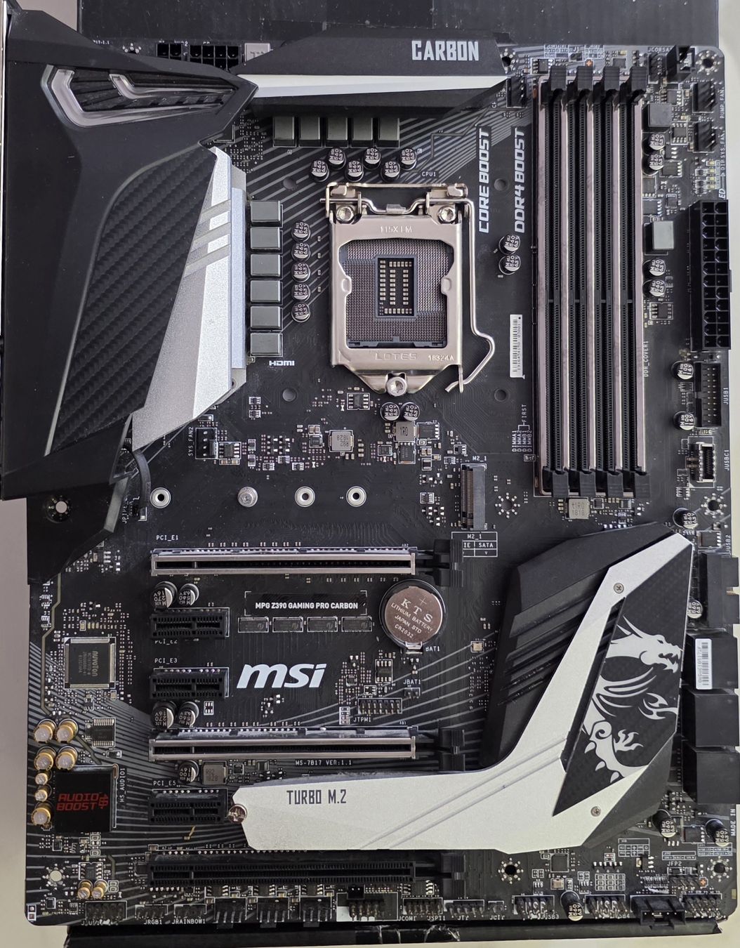 MSI Schede madri: MSI MPG Z390 Gaming Pro Carbon – Usato da Brig venduto da N1TR-0