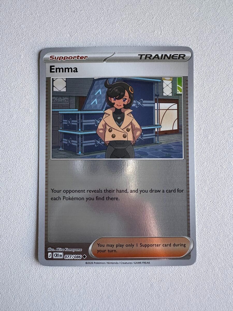 Pokémon Carte collezionabili: Emma CRI EN 077/086 HOLO – Nuovo (secondo la descrizione) da Zürich venduto da 05t_bwx2