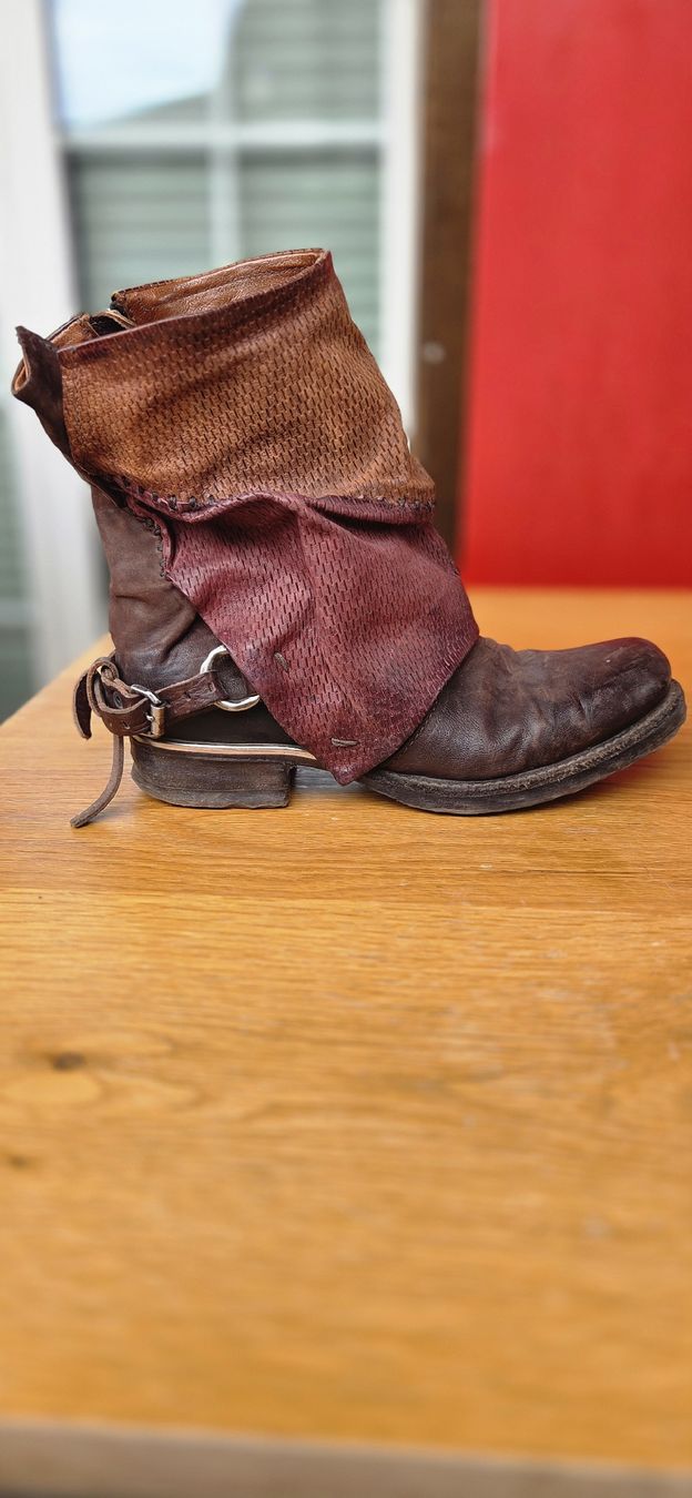 A.S.98 Scarpe da donna: LEDER STIEFEL VON AIR Step – Usato da Uttwil venduto da Betty19744 1