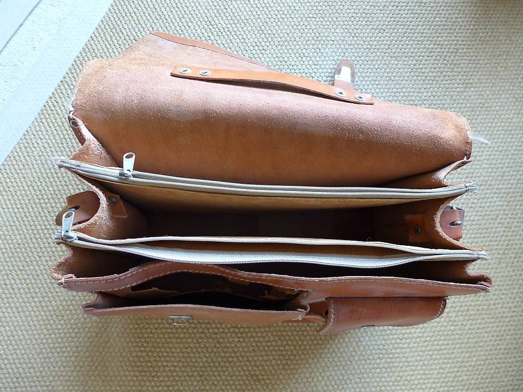 Valigie & Borse: Akten-Leder-Tasche mit vielen Fächern – Usato da Bern venduto da urs_x8c8 4