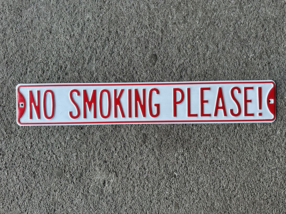 Insegne: No smoking please bitte nicht rauchen – Nuovo (secondo la descrizione) da Reinach AG venduto da rares75
