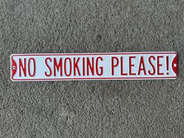 No smoking please bitte nicht rauchen