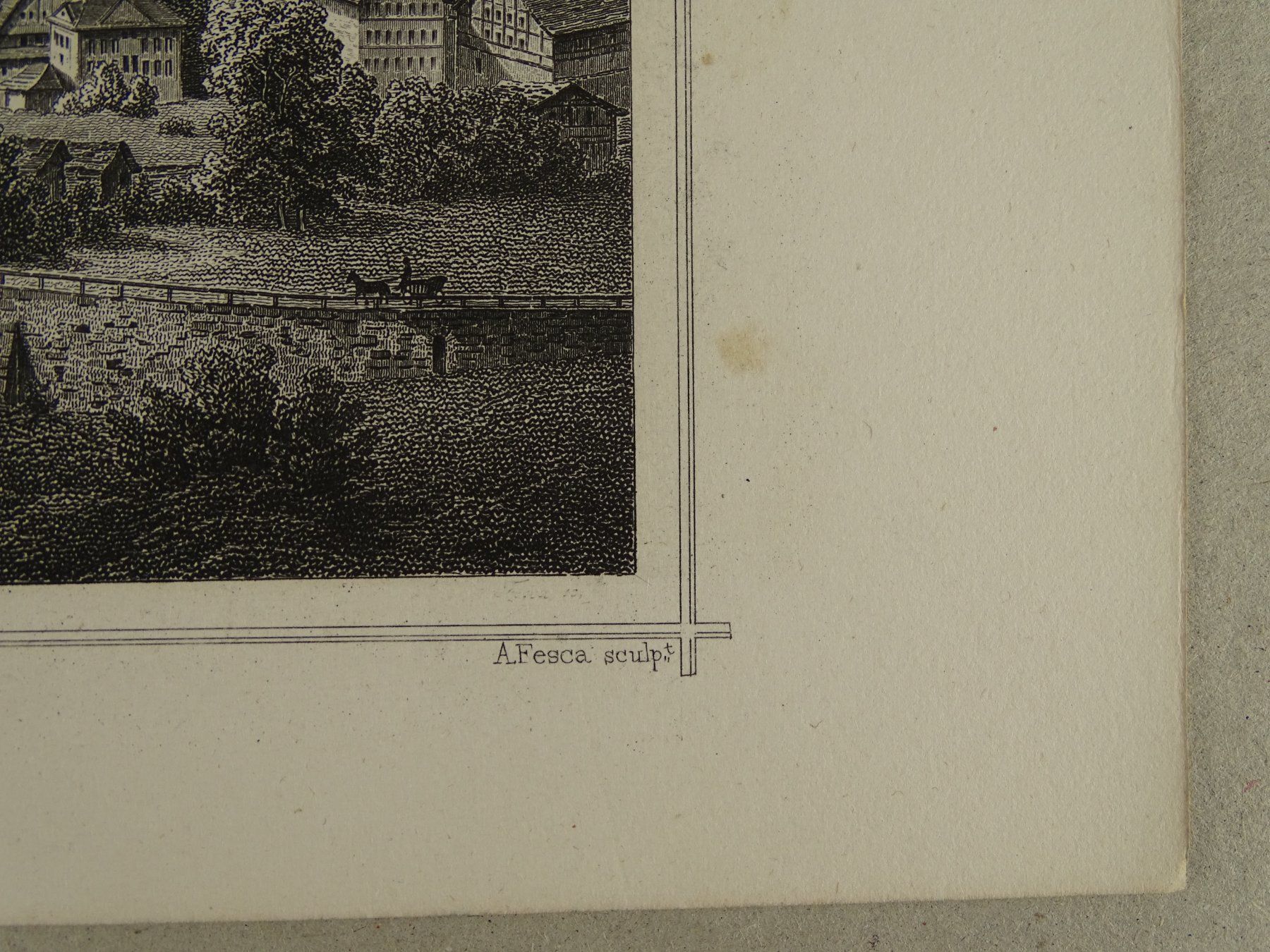Incisioni: AMSTEG, STAHLSTICH NACH ROHBOCK 1870 – Usato da Grüningen venduto da Kartensammler 6