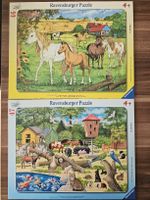 2 Ravensburger Puzzle, Tierwelt Motive, Komplett!