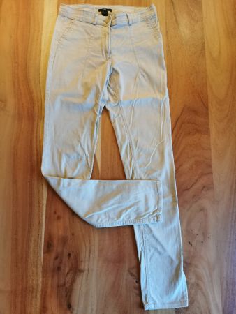 H&M; beige Hose Gr. 36 mit genähten Hosentaschen