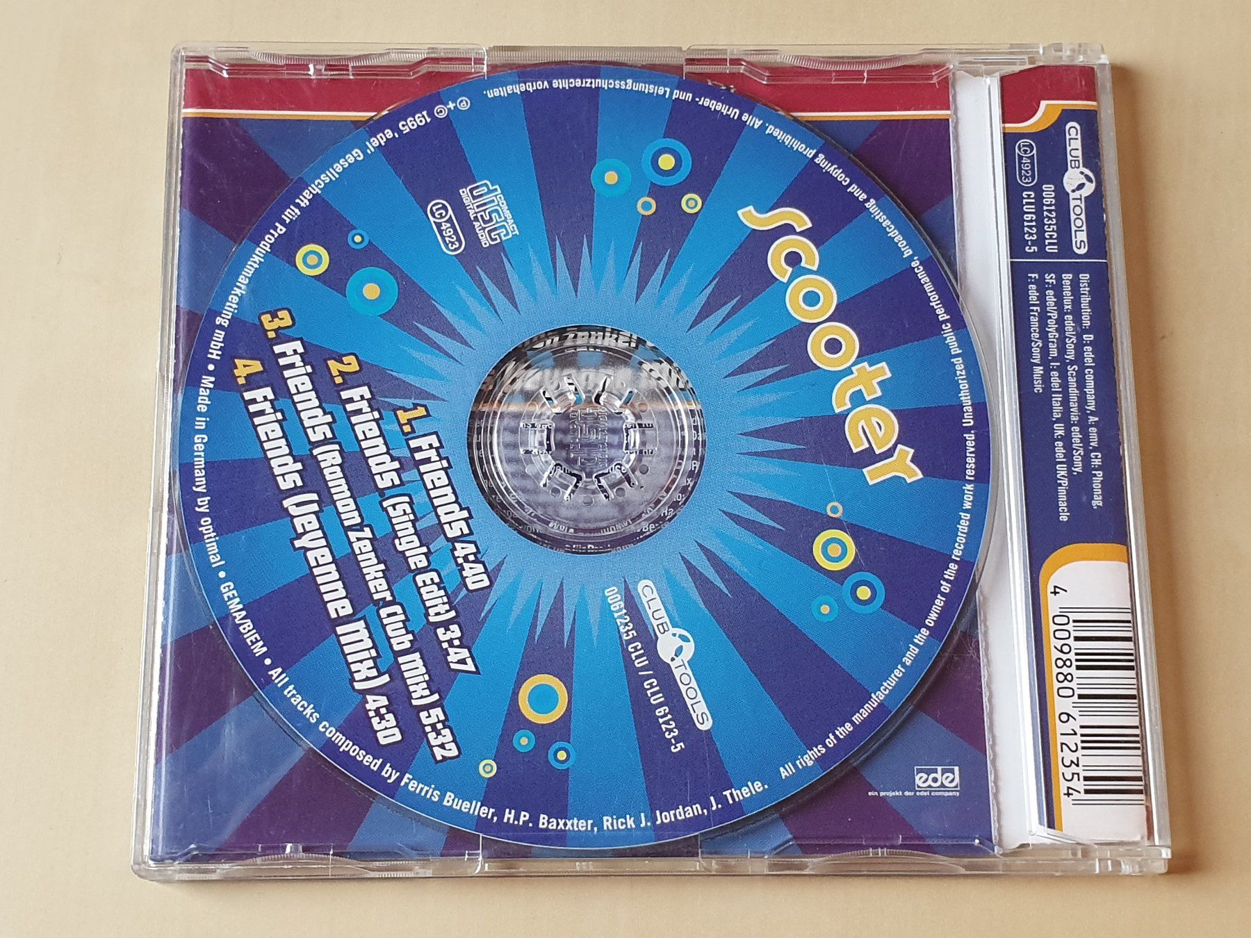 CD: Scooter Friends – Usato da Stansstad venduto da collectorsshop 1