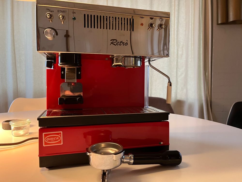 Siebträger Kaffeemaschine Quick Retro | Kaufen auf Ricardo