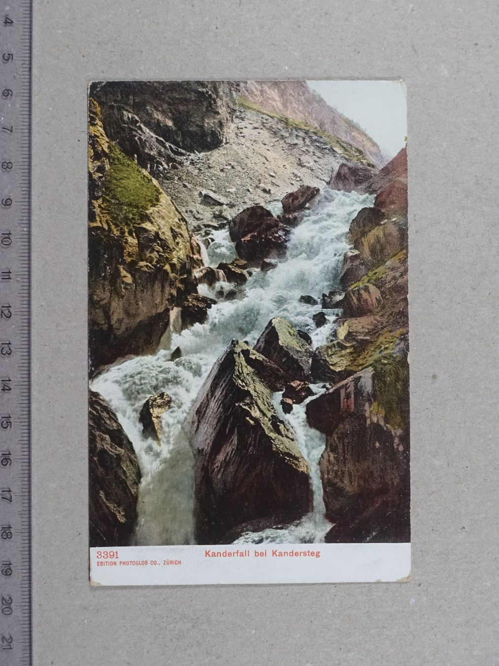 Ansichtskarten: Kanderfall bei Kandersteg, Bach, Bergbach – Gebraucht aus Lenzburg von fh1