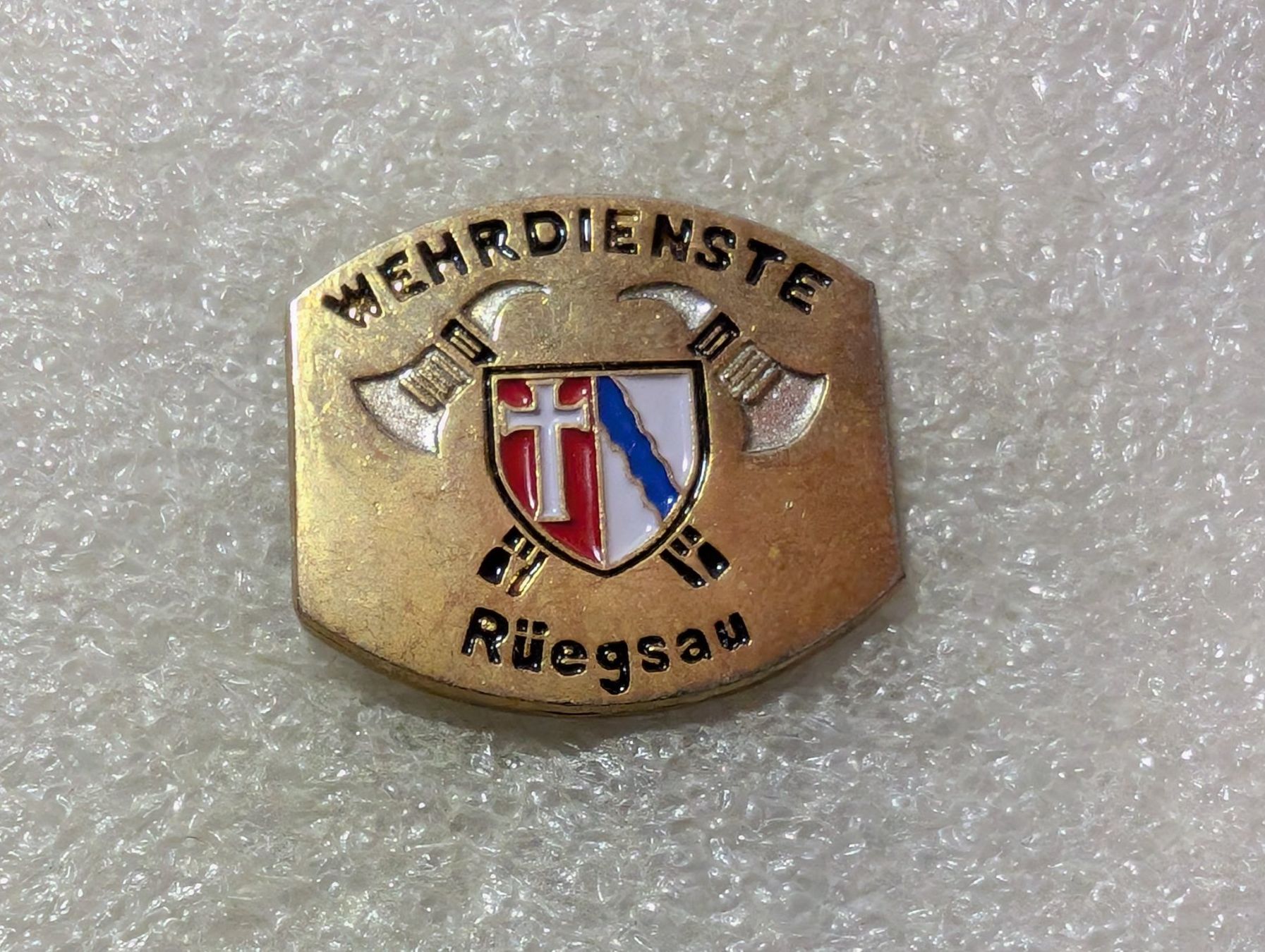 Placchette & Badge: Ansteckpin 103: Wehrdienste Rüegsau – Usato da Oppligen venduto da Pin-Fall-Shop