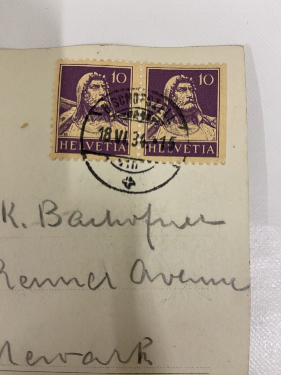 Cartoline postali: Zwei Ansichtskarten 100 Jahre Sekundarschule Bischofszell – Usato da Dietikon venduto da brocki-eyra 2